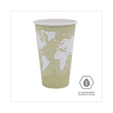 Eco-Products® World Art Renewable and Compostable Hot Cups, 16 oz, Moss, 50/Pack (ECOEPBHC16WAPK) Pack of 50