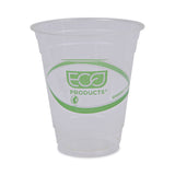 Eco-Products® GreenStripe Renewable and Compostable Cold Cups, 12 oz, Clear, 50/Pack, 20 Packs/Carton (ECOEPCC12GS) Case of 1000