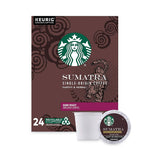 Starbucks® Sumatra Coffee K-Cups, Sumatra, 0.4 oz K-Cup, 96/Box (SBK12565254CT) Case of 96