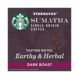 Starbucks® Sumatra Coffee K-Cups, Sumatra, 0.4 oz K-Cup, 96/Box (SBK12565254CT) Case of 96
