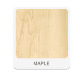 Diversified Woodcrafts Classroom Science Table, 54w x 24d x 36h, Black High Pressure Laminate (HPL) Top, Maple Base (DVWP720LBBM36N) Each