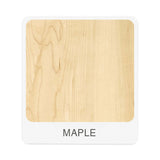 Diversified Woodcrafts Classroom Science Table, 48w x 24d x 30h, Black ChemGuard High Pressure Laminate (HPL) Top, Maple Base (DVWP7102BM30N) Each