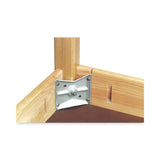 Diversified Woodcrafts Classroom Science Table, 48w x 24d x 30h, Black Epoxy Resin Top, Oak Base (DVWP7106K30N)