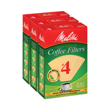 Melitta® Melitta Coffee Filters, #4, 8 to 12 Cup Size, Cone Style, 100 Filters/Pack, 3/Pack, Ships in 1-3 Business Days (GRR22000695) Each