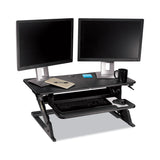 3M™ Precision Standing Desk, 35.4" x 22.2" x 6.2" to 20", Black (MMMSD60B) Each