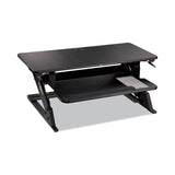 3M™ Precision Standing Desk, 35.4" x 22.2" x 6.2" to 20", Black (MMMSD60B) Each
