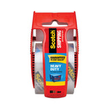 Scotch® 3850 Heavy-Duty Packaging Tape with Dispenser, 1.5" Core, 1.88" x 66.66 ft, Clear (MMM142) Each