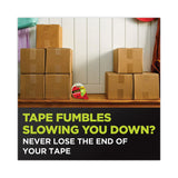 Scotch® Sure Start Packaging Tape with Dispenser, 1.5" Core, 1.88" x 22.2 yds, Clear (MMM145) 1 Roll