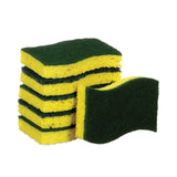 Scotch-Brite® Heavy-Duty Scrub Sponge, 4.5 x 2.7, 0.6" Thick, Yellow/Green, 6/Pack (MMM426) Pack of 6