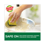 Scotch-Brite® Heavy-Duty Scrub Sponge, 4.5 x 2.7, 0.6" Thick, Yellow/Green, 6/Pack (MMM426) Pack of 6
