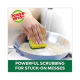 Scotch-Brite® Heavy-Duty Scrub Sponge, 4.5 x 2.7, 0.6" Thick, Yellow/Green, 6/Pack (MMM426) Pack of 6