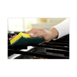 Scotch-Brite® Heavy-Duty Scrub Sponge, 4.5 x 2.7, 0.6" Thick, Yellow/Green, 6/Pack (MMM426) Pack of 6