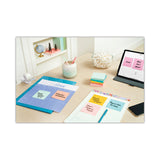 Post-it® Notes Original Pads in Beachside Cafe Collection Colors, 3" x 3", 100 Sheets/Pad, 12 Pads/Pack (MMM654AST) Pack of 12