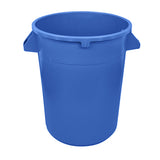 Impact® Gator® Plus Trash Container, 32 Gallon, 6/Case, Blue (IMP7732-11) Case of 6