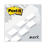 Post-it® Flags Standard Page Flags in Dispenser, White, 50 Flags/Dispenser, 2 Dispensers/Pack (MMM680WE2) Dispenser of 100