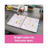 Post-it® Flags 0.5" and 1" Page Flag Value Pack, Nine Assorted Colors, 320/Pack (MMM683XL1) Pack of 320