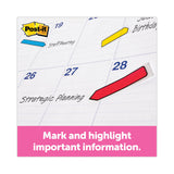 Post-it® Flags Arrow 0.5" Page Flags, Assorted Primary, 24/Color, 96 Flags/Pack (MMM684ARR3) Pack of 4