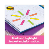 Post-it® Flags Arrow 0.5" Page Flags, Four Assorted Bright Colors, 24/Color, 96 Flags/Pack (MMM684ARR4) Pack of 4