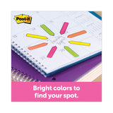 Post-it® Flags Arrow Message 0.5" Page Flags w/Dispensers, "Sign Here", Asst Primary, 30 Flags Dispenser, 4 Dispensers/Pack (MMM684SH) Pack of 140