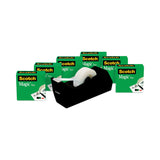 Scotch® Magic Tape Desktop Dispenser Value Pack, 1" Core, 0.75" x 83.33 ft, Clear, 6/Pack (MMM810K6C38) Each