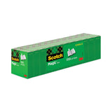 Scotch® Magic Tape Value Pack, 1" Core, 0.75" x 83.33 ft, Clear, 12/Pack (MMM810K12) Pack of 12