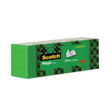 Scotch® Magic Tape Value Pack, 1" Core, 0.75" x 83.33 ft, Clear, 16/Pack (MMM810K16) Pack of 16