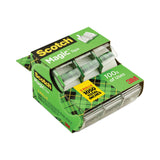 Scotch® Magic Tape in Handheld Dispenser, 1" Core, 0.75" x 25 ft, Clear, 3/Pack (MMM3105) Box of 3