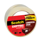 Scotch® 3750 Commercial Grade Packaging Tape with ST-181 Pistol-Grip Dispenser, 3" Core, 1.88" x 54.6 yds, Clear, 36/Carton (MMM3750CS36ST) Carton of 36