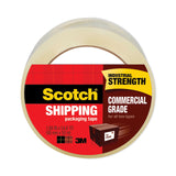 Scotch® 3750 Commercial Grade Packaging Tape with ST-181 Pistol-Grip Dispenser, 3" Core, 1.88" x 54.6 yds, Clear, 36/Carton (MMM3750CS36ST) Carton of 36