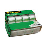 Scotch® Magic Tape in Handheld Dispenser, 1" Core, 0.75" x 25 ft, Clear, 4/Pack (MMM4105) Box of 4