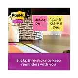 Post-it® Notes Super Sticky Pads in Energy Boost Collection Colors, 2" x 2", 90 Sheets/Pad, 8 Pads/Pack (MMM6228SSAU) Pack of 8
