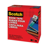Scotch® Book Tape, 3" Core, 2" x 15 yds, Clear (MMM8452) Each