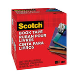 Scotch® Book Tape, 3" Core, 3" x 15 yds, Clear (MMM8453) Each