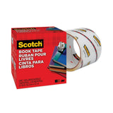 Scotch® Book Tape, 3" Core, 3" x 15 yds, Clear (MMM8453) Each