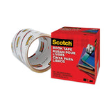 Scotch® Book Tape, 3" Core, 4" x 15 yds, Clear (MMM8454) Each