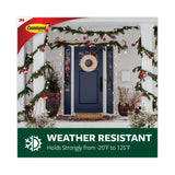 Command™ All Weather Hooks and Strips, Small, Plastic, Clear, 16 Clips and 20 Strips/Pack (MMM17017CLRAWES) Each