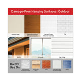 Command™ All Weather Hooks and Strips, Small, Plastic, Clear, 16 Clips and 20 Strips/Pack (MMM17017CLRAWES) Each