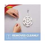 Command™ Clear Hooks and Strips, Small, Plastic/Metal, 0.5 lb, 9 Hooks and 12 Strips/Pack (MMM17067CLR9ES) Each