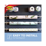 Command™ Clear Hooks and Strips, Medium, Plastic, 2 lb Capacity, 50 Hooks with 50 Adhesive Strips/Carton (MMM17091CLRCABP) Case of 50