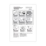 Command™ Picture Hanging Strips, Cabinet Pack, Removable, Holds Up to 6 lbs per Pair, 0.75 x 2.75, White, 4/Set, 50 Sets/Carton (MMM17201CABPK) Pack of 50