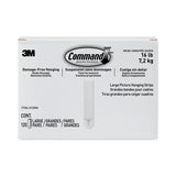 Command™ Picture Hanging Strips, Value Pack, Large, Removable, Holds Up to 16 lbs, 0.75 x 3.65, White, 120 Pairs/Pack (MMM17206S120NA) Pack Of 120