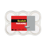 Scotch® 3350 General Purpose Packaging Tape, 3" Core, 1.88" x 54.6 yds, Clear, 6/Pack (MMM33506) Pack of 6