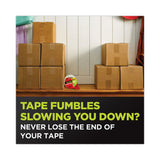 Scotch® Sure Start Packaging Tape, 3" Core, 1.88" x 54.6 yds, Clear, 8/Pack (MMM34508) Pack of 8