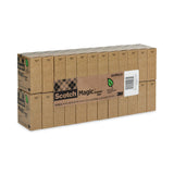 Scotch® Magic Greener Tape, 1" Core, 0.75" x 75 ft, Clear, 24/Pack (MMM81224P) Pack of 24