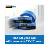 ScotchBlue™ Original Multi-Surface Painter's Tape, 3" Core, 1.88" x 60 yds, Blue, 3/Pack (MMM209048EVP) Pack of 3