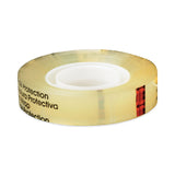 Scotch® Double-Sided Tape, 1" Core, 0.5" x 75 ft, Clear (MMM66512900)
