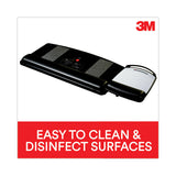 3M™ Knob Adjust Keyboard Tray With Highly Adjustable Platform, Black (MMMAKT80LE) Each