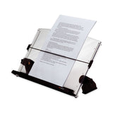 3M™ In-Line Adjustable Desktop Copyholder,150 Sheet Capacity, Plastic, Black/Clear (MMMDH630) Each