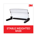 3M™ In-Line Freestanding Copyholder, 300 Sheet Capacity, Plastic, Black/Clear (MMMDH640) Each