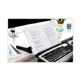 3M™ In-Line Freestanding Copyholder, 300 Sheet Capacity, Plastic, Black/Clear (MMMDH640) Each